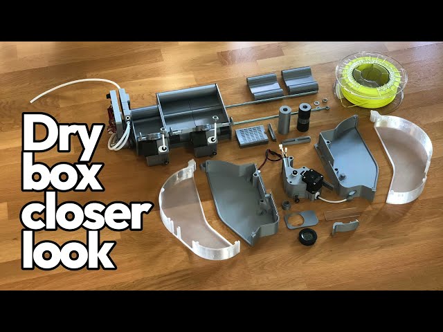 BusySnail filament changer dry box proto closer look  #afc #mmu #ams #multimaterial #3dprinting