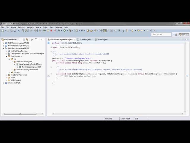 Java API for JSON Processing (Tutorial 03 - w/ JsonGeneratorFactory)