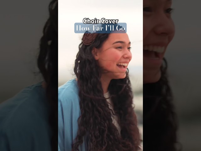 You’ve never seen ‘How Far I’ll Go’ like this. 🌊🐠 #moana #childrenschoir #disneymusic