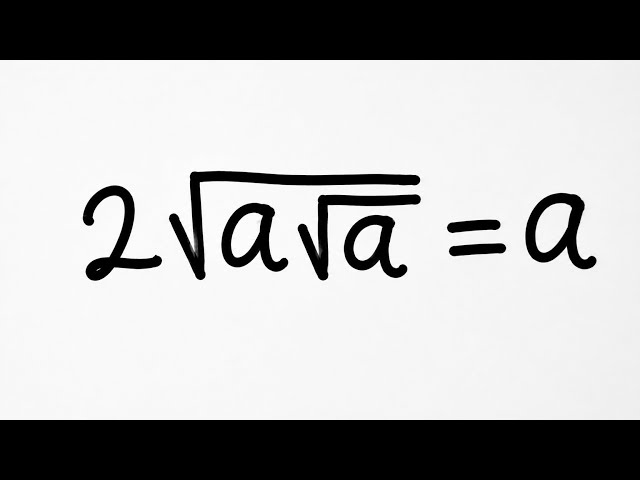 Olympiad Mathematics | The two solutions obtained | Indian | Can You Solve This One?