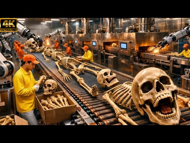 Inside a High-Tech Bone-Based Medicine Factory: From Bones to Modern Drugs (Full Production Line)