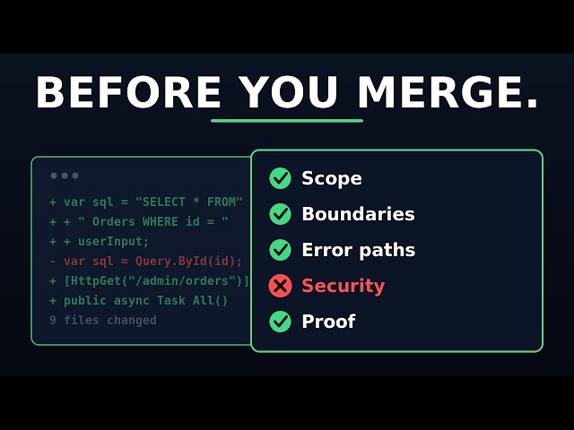 How to Review AI-Generated Code (60-Second Checklist)