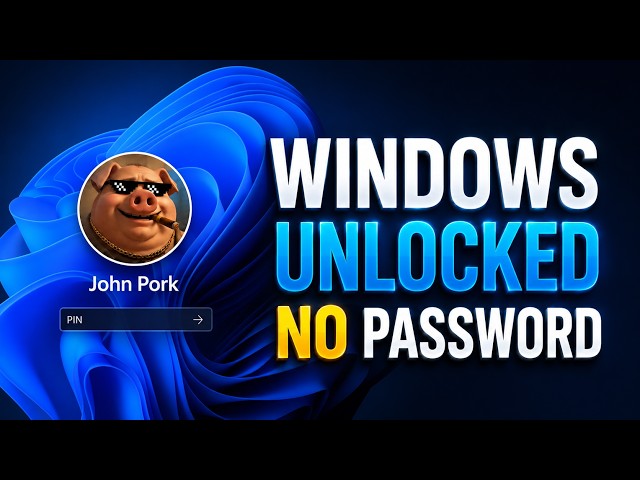 How Hackers Bypass Windows Login 