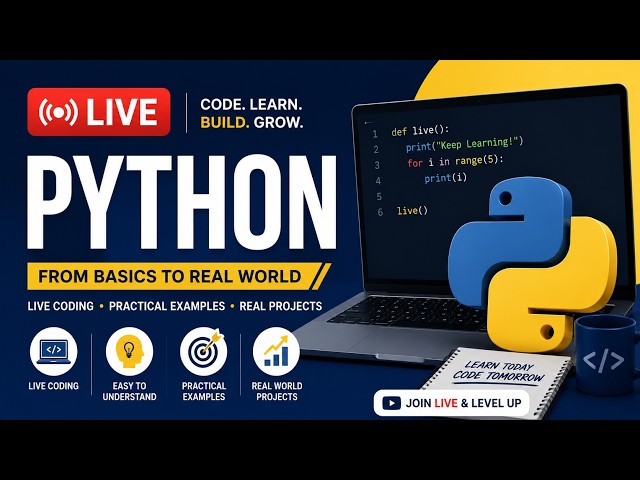 Python Full Course 2026 🔴
