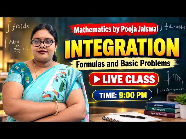 Class 12 Integration LIVE | Formulas with Basic Questions NCERT Chapter 7