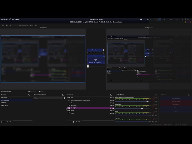 OBS Stinger with Track Matte Test