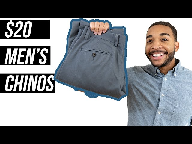 Men's Chinos Amazon Essentials Review