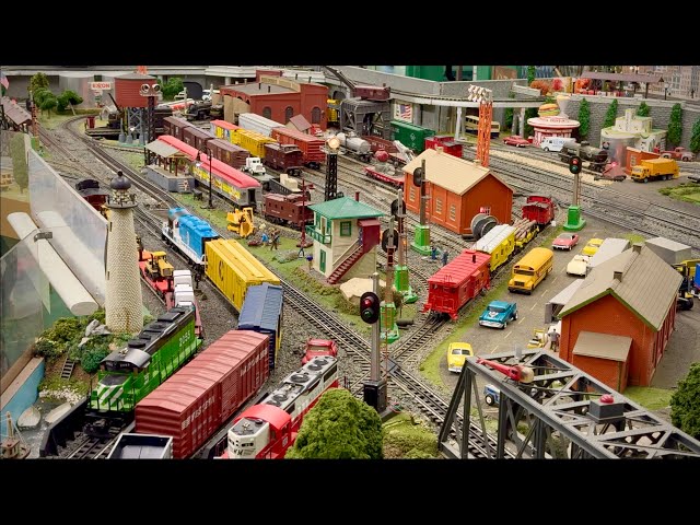 Beautiful Lionel O Scale Model Train Layout at the Hagerstown Roundhouse Museum