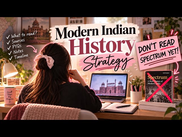 Historia moderna: mis recursos y estrategia | VLOG DE ESTUDIO para APSC Mains