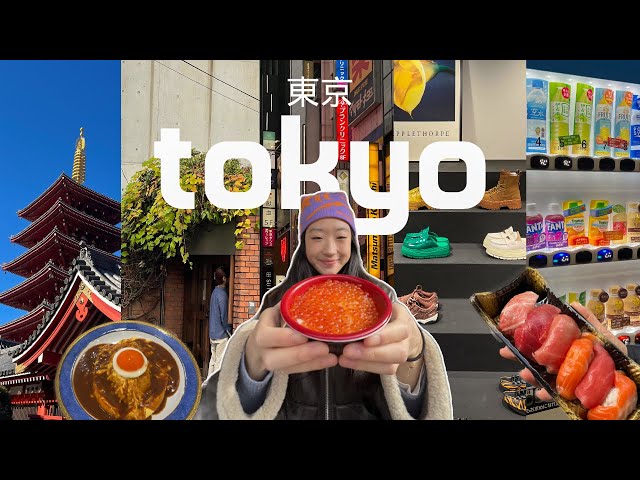 TOKYO VLOG | local food spots, vintage shopping, exploring neighborhoods, 4 day itinerary ⭐️