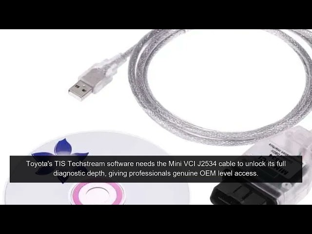 Mini VCI J2534 Diagnostic Cable for Toyota TIS FT232RL Tech Stream OBDII Scanner Tool | Obd2Technolo
