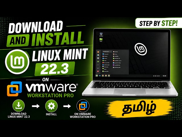 How to Download & Install Linux Mint 22.3 on VMware Workstation Pro (Step-by-Step Guide) | Aranga OG