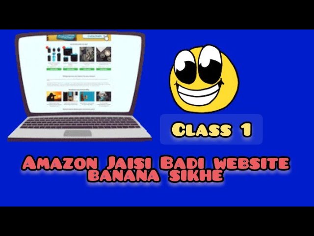 HTML Se E-Commerce Website Kaise Banaye | Step 1 Mall Name Aur Menu Bar Tutorial