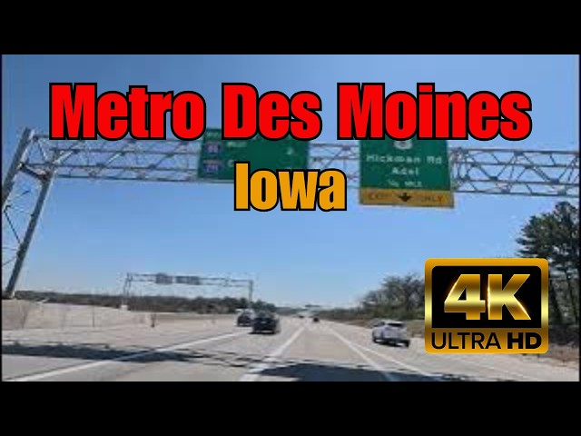 Full Drive: Outlets of Des Moines to Jordan Creek Town Center | Des Moines, IA Travel POV