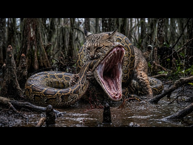 Florida Spent 25 Years Fighting Burmese Pythons Until a Bobcat Started Killing 52-lb Snakes for Free