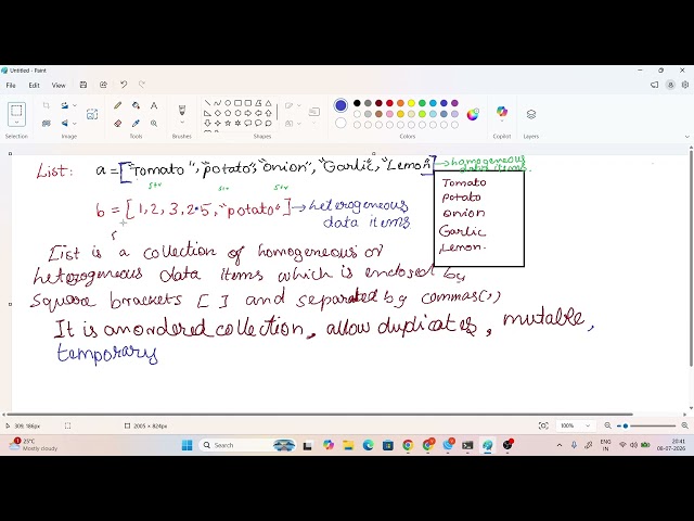 Day 3 - Python Lists – Indexing, Slicing, List Methods, Copying Techniques & List Comprehension