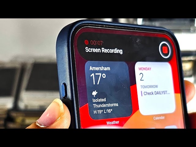 Can You Program Action Button to Screen Record iPhone 15 Pro Max? (no)