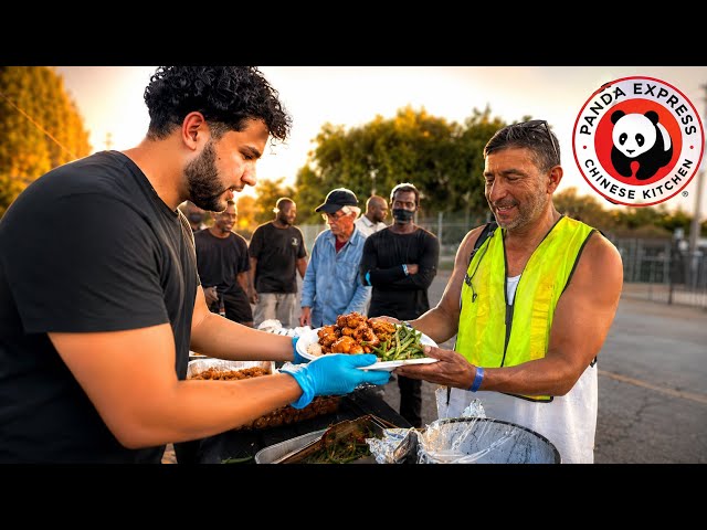 Panda Express Orange Chicken For The Homeless!