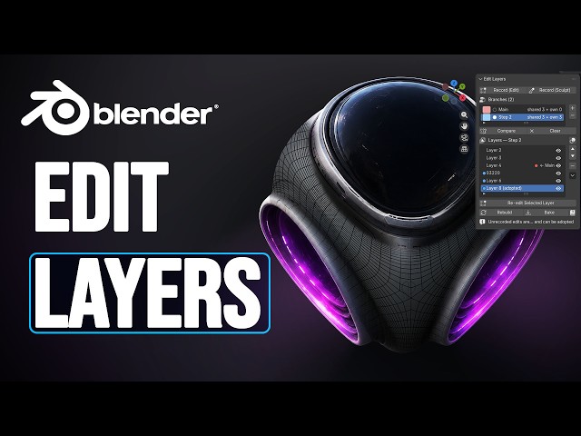 Blender's First Ever Non-Destructive Layer Based Mesh Editing Tool!