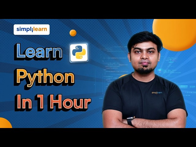 Python Tutorial For Beginners 2026 | Learn Python In 1 Hour | Python Full Course | Simplilearn