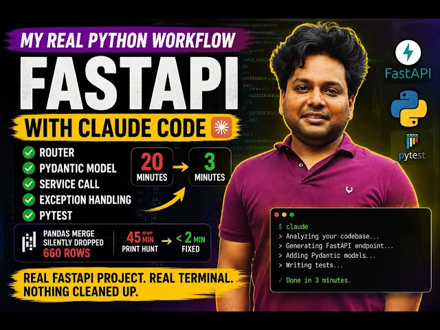 11. Claude Code for Python Devs: Kill the Debugging Tax on Your FastAPI Workflow