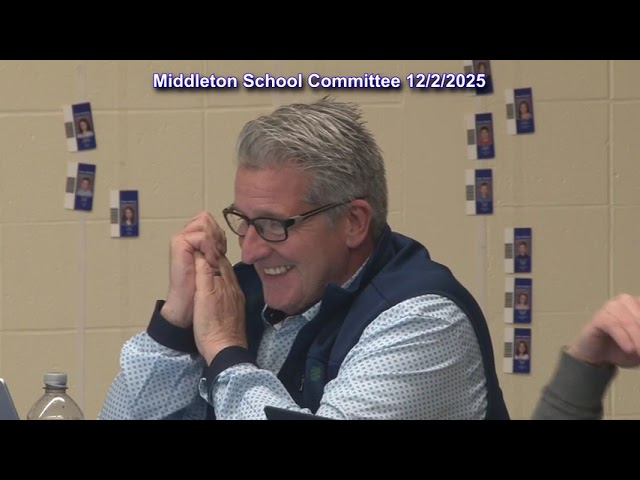 Middleton School Committee | 10/2/2025