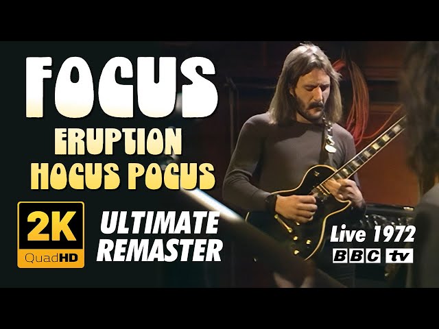 Focus - Eruption / Hocus Pocus (Take 1) - BBC The Old Grey Whistle Test (1972) (Remastered) [FHD]
