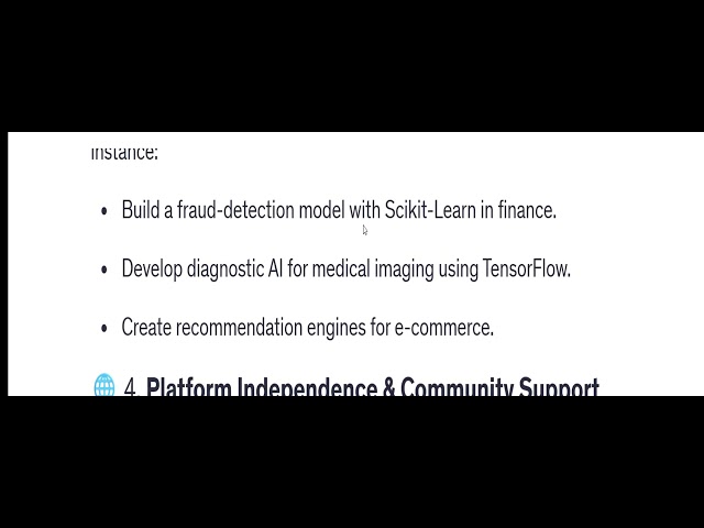 🧠 Why Python is the Top Choice for AI & Machine Learning?🐍🚀