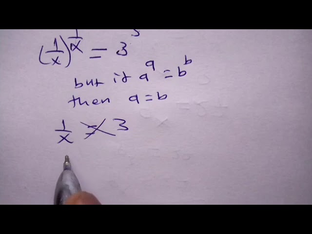amazing exponential equation ,how to solve