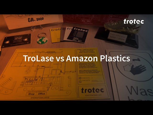 TroLase vs Amazon Plastics | Laser Engraving Comparison & Myths Debunked | Trotec Materials