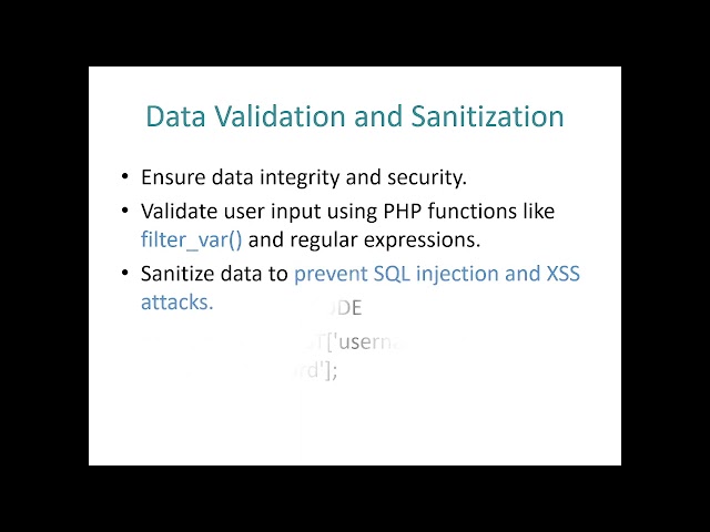 form processing in php