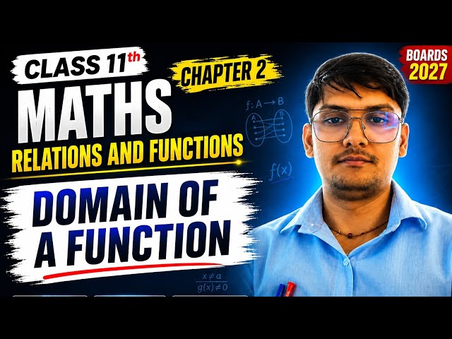 Class 11th | Maths | Chapter-02 | Relation And Function |Exercise 2.3 |  Domain of functions Part-02