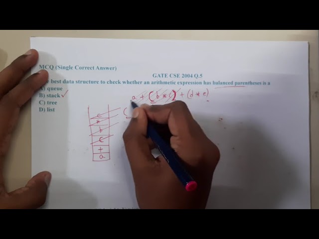 GATE CSE 2004 Q 5 || Stacks and Queues || Data Structure || GATE Insights Version: CSE