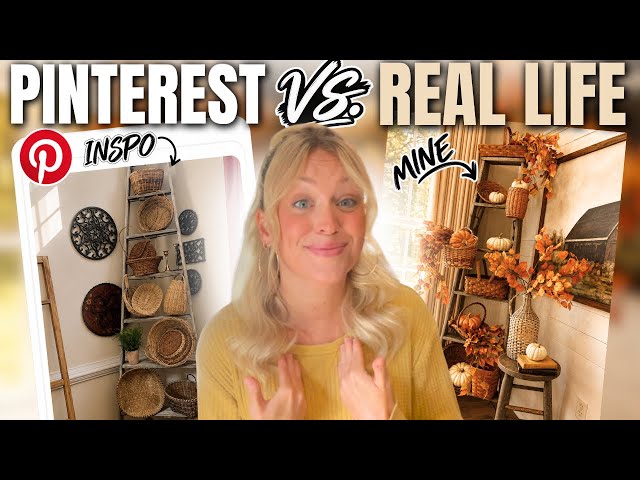 I Recreated 5 Pinterest Ideas for Fall! 🍂 Fall Decorating Ideas for EVERY Area in Your Home!