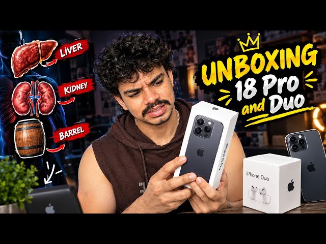 iPhone 18pro and Duo UNBOXING #roasting 