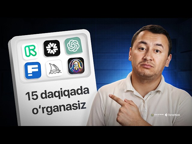Hamma sun’iy intellektlardan foydalanishni 1 videoda o‘rgataman