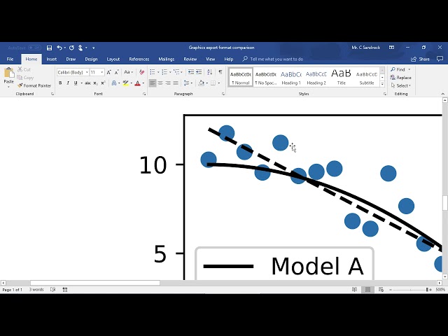 Matplotlib figures in MS Word 2016