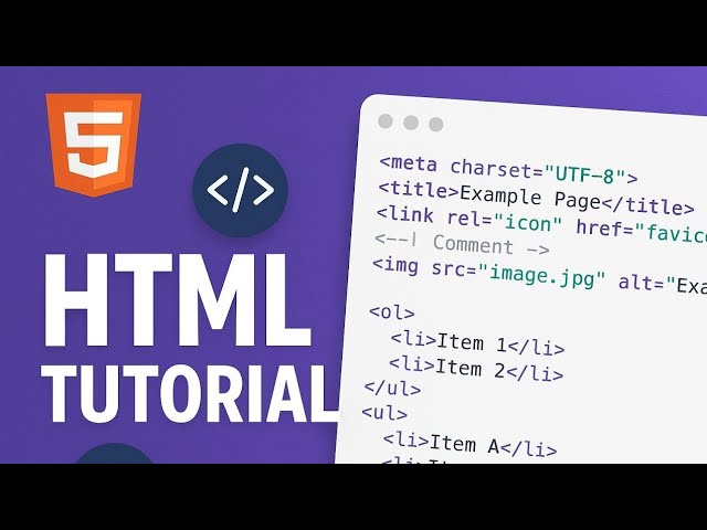 EP 4 : Master HTML Basics in Minutes! | Favicon, Meta, Image, Lists & Comments Explained