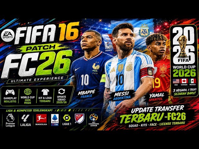 DOWNLOAD FIFA 16 UPDATE PATCH FC26 - INSTALLATION TUTORIAL PC