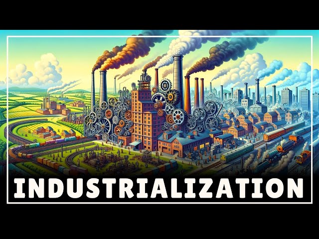What is Industrialization? (4 Minute Easy Explanation)