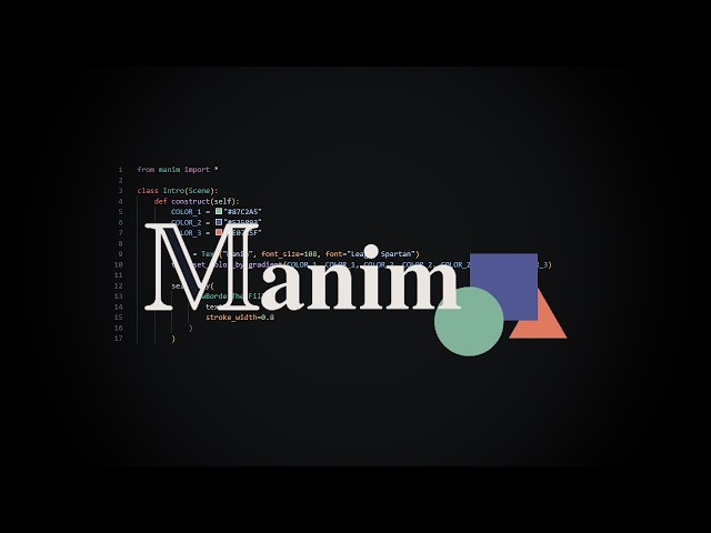 The Python Animation Experience