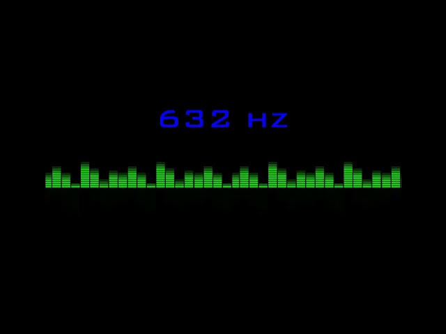 ⒽⓏ| 632 hz Pure Tone Frequency| NO Music , For Meditation, Testing. Black Screen