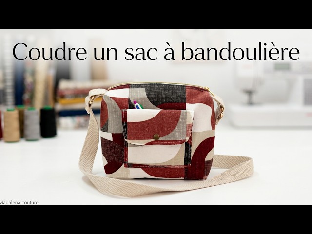 Sewing a Small Crossbody Bag - Madalena Sewing Tutorial🌺