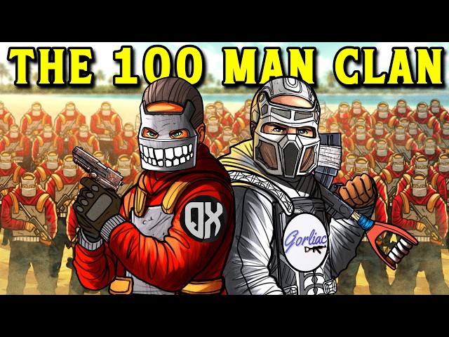 VETERAN Duo Taking on a 100+ CLAN on WIPE DAY - Rust Movie
