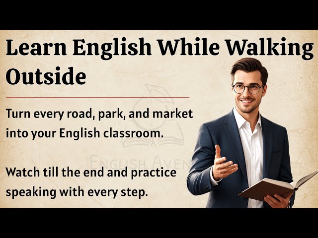Learn English While Walking Outside | Learn English Podcast | Speak English Confidently ✅️ 