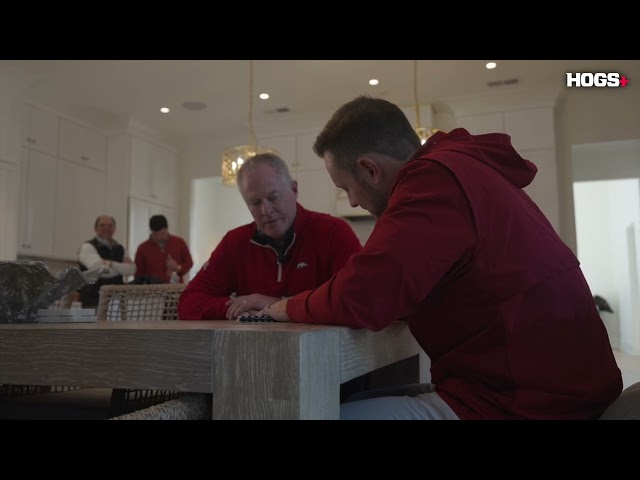 Ryan Silverfield's first day at Arkansas