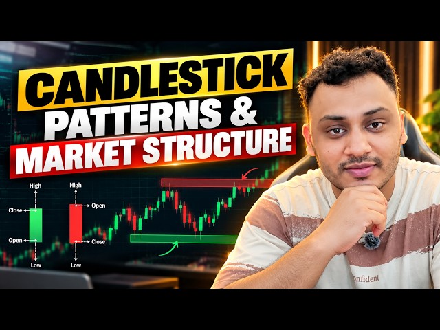 Candlestick Patterns & Market Structure A-Z 📈 |  Complete Technical Analysis Masterclass #trading 