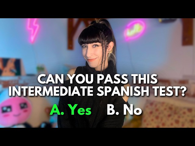Intermediate Spanish Quiz (B1–B2): Can you pass this test? 🇪🇸