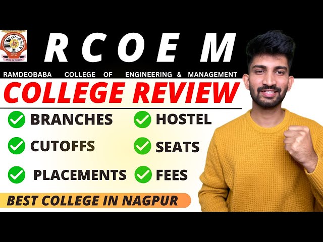 RCOEM College Review 2023 | Ramdeobaba College of Engineering Nagpur Review 2023