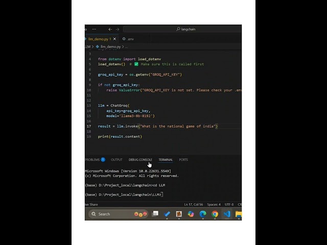 Build Your First LangChain App with Groq LLMs | LLM | GenAI |Artificial Intelligence | Coding
